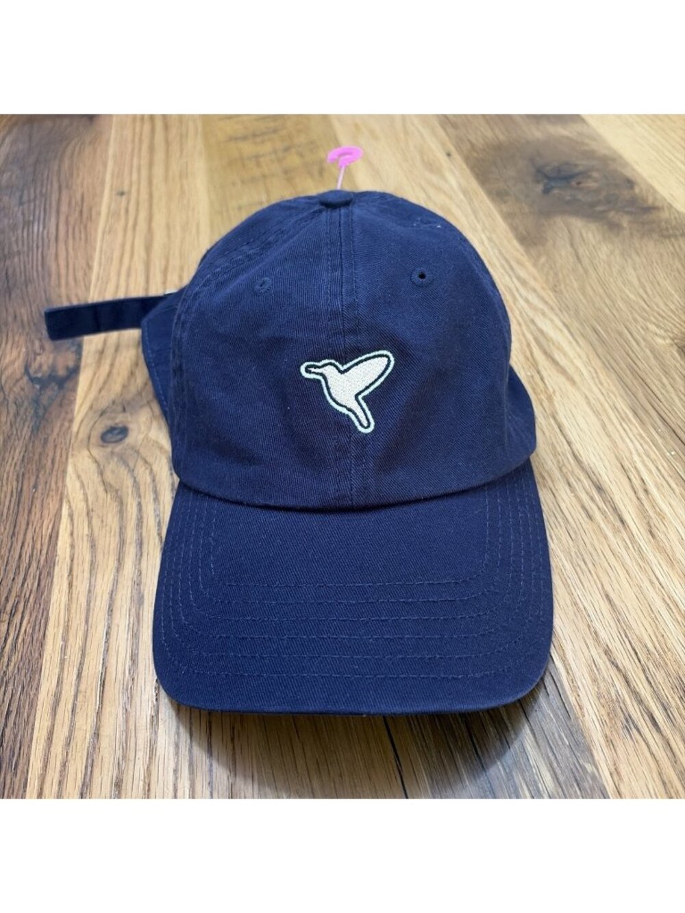 Bird Dogs Adjustable Baseball Hat Blue Pink Log
